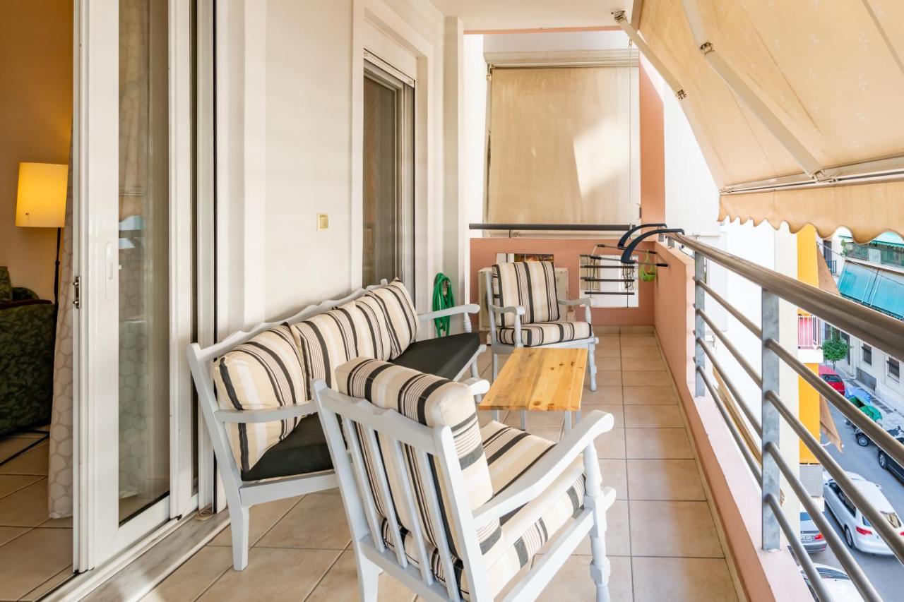 Ferienwohnung Flat In Excellent Location With Private Parking Athen Exterior foto
